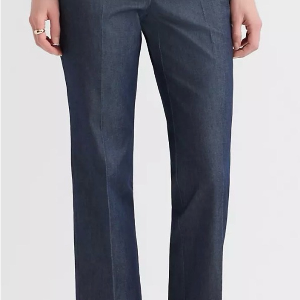 LOFT Parker Refined Denim Straight Leg Pants